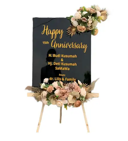 Papan Bunga Akrilik Gido